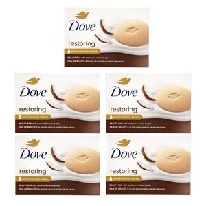 Dove - Restoring Beauty Bar Soap (5 Bar Pack) - Coconut Cocoa Butter